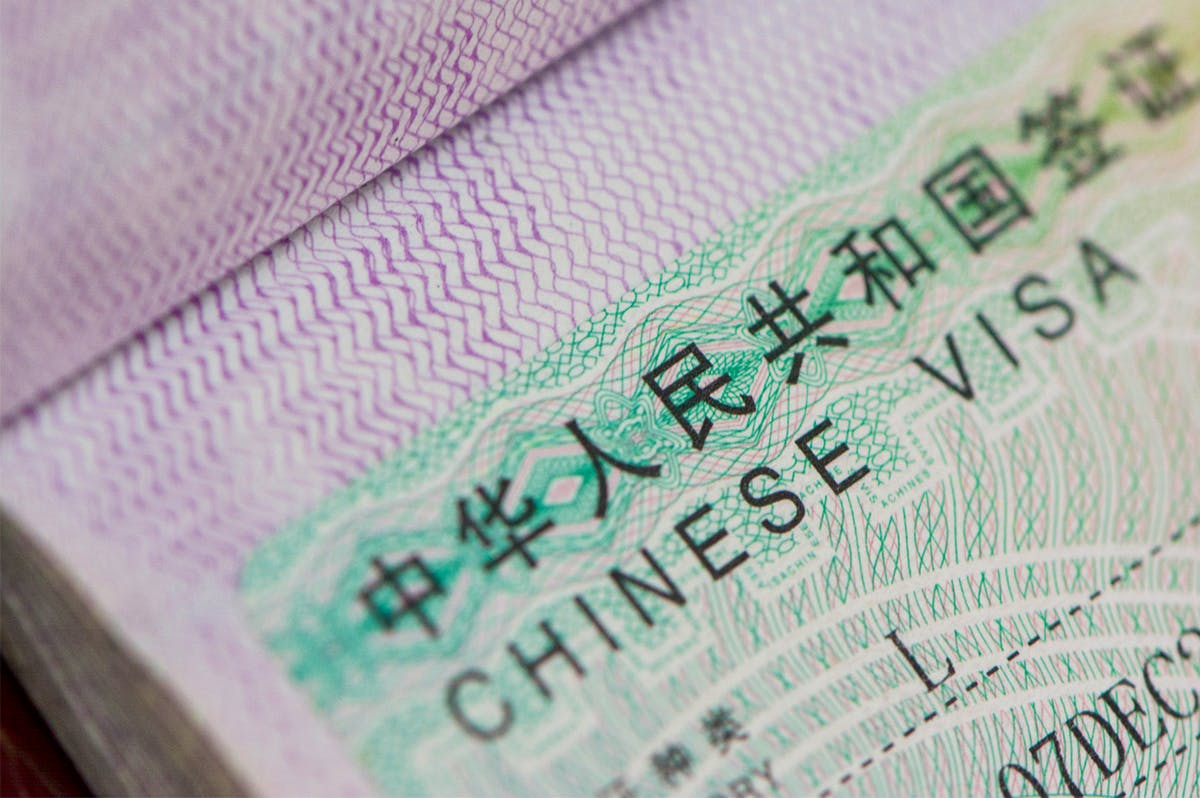 China (X) Student Visa